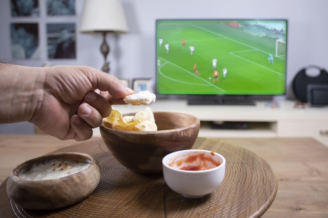 petiscos para assistir futebol